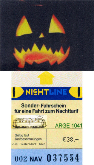 Fahrkarte 27. Oktober 2012